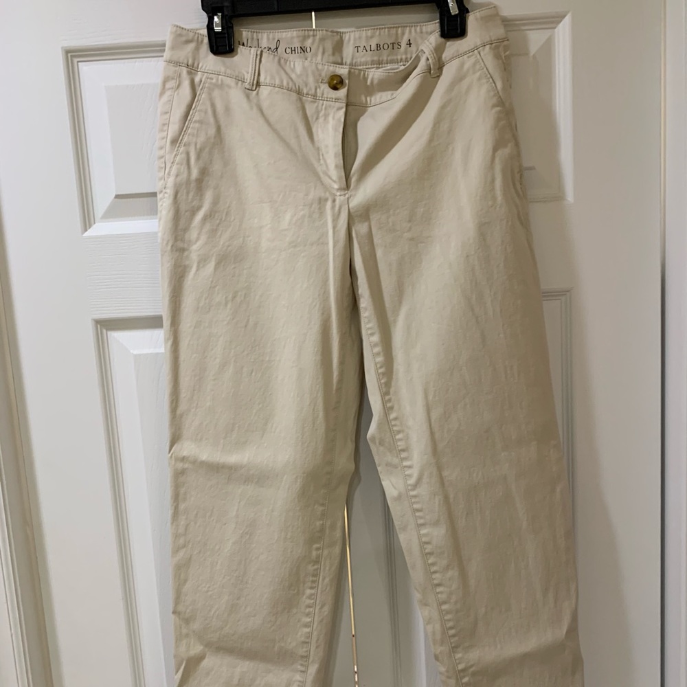 Talbots Weekend Chinos in Stone color